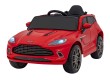 Aston Martin DBX na akumulator dla dzieci Czerwony + Pilot + EVA + Pasy + Wolny Start + Audio LED-3 7274 