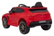 Aston Martin DBX na akumulator dla dzieci Czerwony + Pilot + EVA + Pasy + Wolny Start + Audio LED-5 7274 