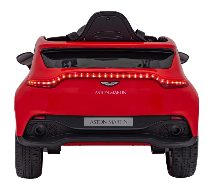 Aston Martin DBX na akumulator dla dzieci Czerwony + Pilot + EVA + Pasy + Wolny Start + Audio LED-6 7274 