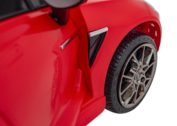 Aston Martin DBX na akumulator dla dzieci Czerwony + Pilot + EVA + Pasy + Wolny Start + Audio LED-11 7274 