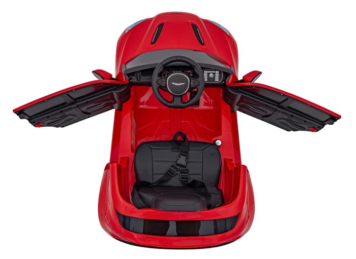 Aston Martin DBX na akumulator dla dzieci Czerwony + Pilot + EVA + Pasy + Wolny Start + Audio LED-15 7274 