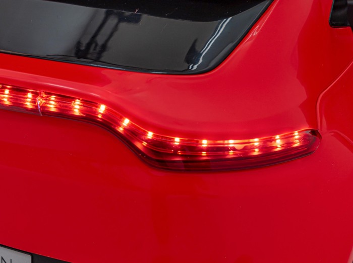 Aston Martin DBX na akumulator dla dzieci Czerwony + Pilot + EVA + Pasy + Wolny Start + Audio LED-16 7274 