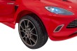 Aston Martin DBX na akumulator dla dzieci Czerwony + Pilot + EVA + Pasy + Wolny Start + Audio LED-18 7274 