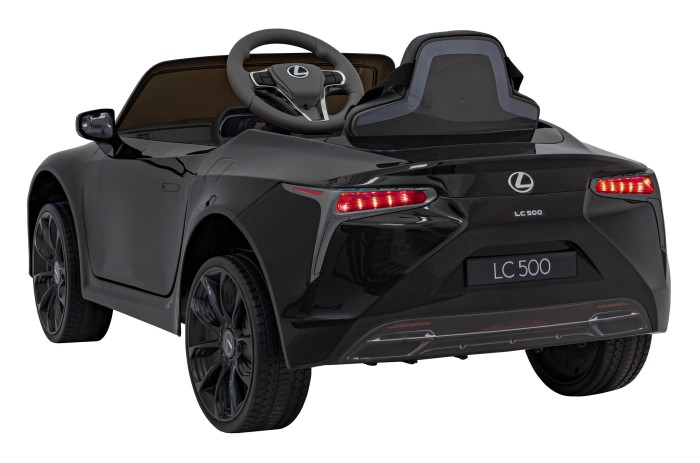 Lexus LC500 na akumulator dla dzieci Czarny + Pilot + Wolny Start + EVA + Audio LED-2 7275 