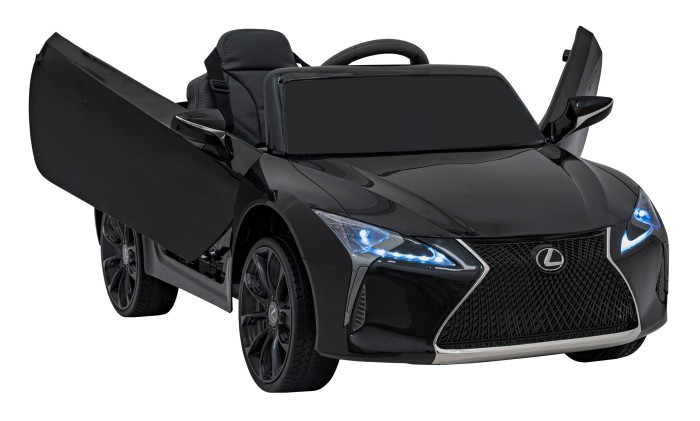 Lexus LC500 na akumulator dla dzieci Czarny + Pilot + Wolny Start + EVA + Audio LED-8 7275 