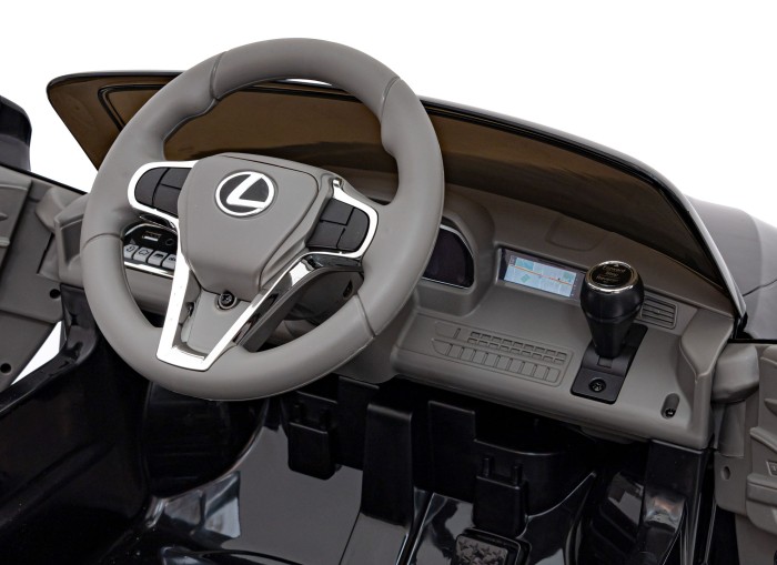Lexus LC500 na akumulator dla dzieci Czarny + Pilot + Wolny Start + EVA + Audio LED-9 7275 