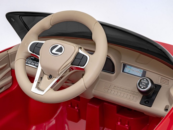Lexus LC500 na akumulator dla dzieci Czerwony + Pilot + Wolny Start + EVA + Audio LED-3 7276 