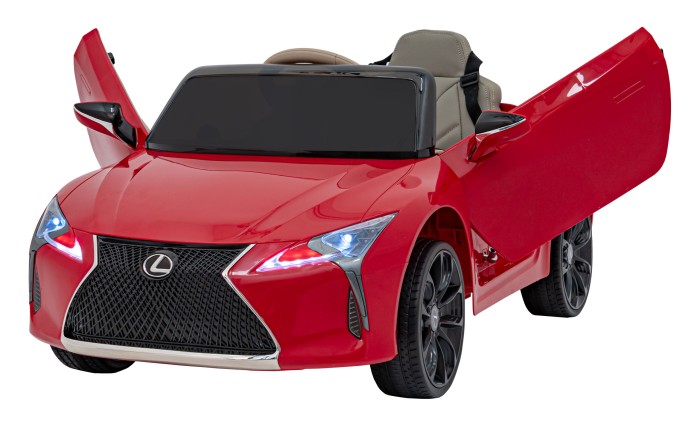 Lexus LC500 na akumulator dla dzieci Czerwony + Pilot + Wolny Start + EVA + Audio LED-15 7276 