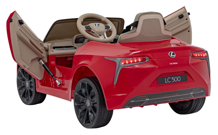 Lexus LC500 na akumulator dla dzieci Czerwony + Pilot + Wolny Start + EVA + Audio LED-16 7276 