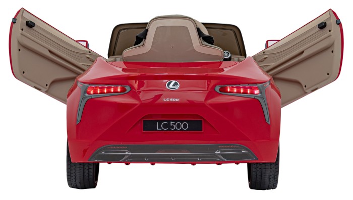 Lexus LC500 na akumulator dla dzieci Czerwony + Pilot + Wolny Start + EVA + Audio LED-18 7276 