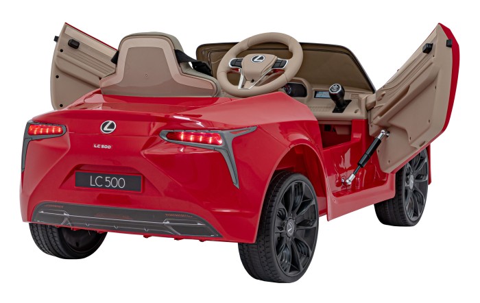 Lexus LC500 na akumulator dla dzieci Czerwony + Pilot + Wolny Start + EVA + Audio LED-19 7276 