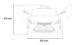 Lexus LC500 na akumulator dla dzieci Czerwony + Pilot + Wolny Start + EVA + Audio LED-22 7276 