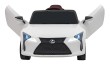 Lexus LC500 na akumulator dla dzieci Biały + Pilot + Wolny Start + EVA + Audio LED-1 7277 
