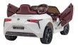 Lexus LC500 na akumulator dla dzieci Biały + Pilot + Wolny Start + EVA + Audio LED-4 7277 