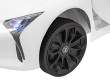 Lexus LC500 na akumulator dla dzieci Biały + Pilot + Wolny Start + EVA + Audio LED-13 7277 