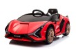 Lamborghini SIAN na akumulator dla dzieci Czerwony + Pilot + EVA + Wolny Start + Audio LED-4 7280 