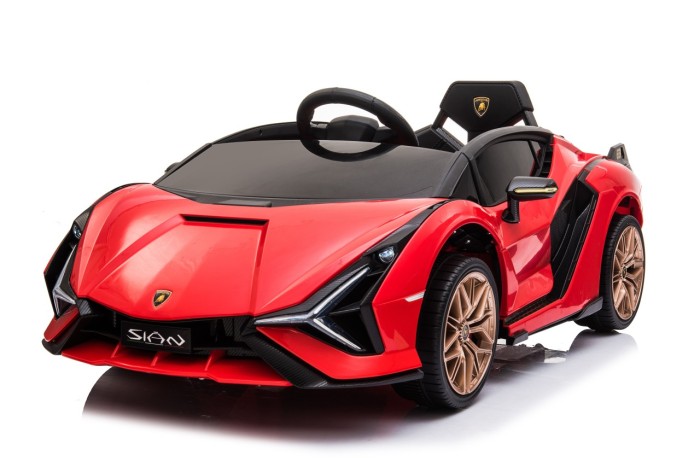 Lamborghini SIAN na akumulator dla dzieci Czerwony + Pilot + EVA + Wolny Start + Audio LED-4 7280 