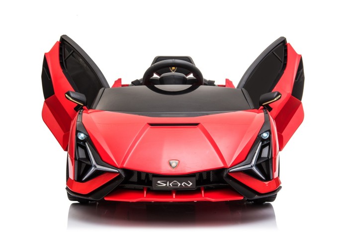 Lamborghini SIAN na akumulator dla dzieci Czerwony + Pilot + EVA + Wolny Start + Audio LED-6 7280 