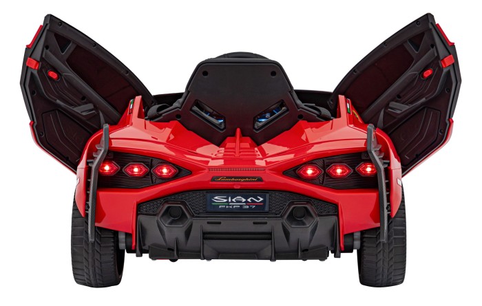 Lamborghini SIAN na akumulator dla dzieci Czerwony + Pilot + EVA + Wolny Start + Audio LED-12 7280 