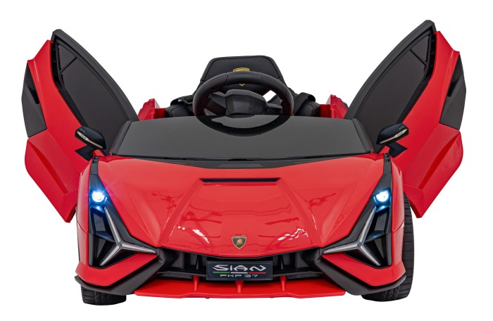 Lamborghini SIAN na akumulator dla dzieci Czerwony + Pilot + EVA + Wolny Start + Audio LED-15 7280 