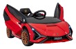 Lamborghini SIAN na akumulator dla dzieci Czerwony + Pilot + EVA + Wolny Start + Audio LED-16 7280 