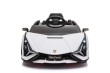 Lamborghini SIAN na akumulator dla dzieci Biały + Pilot + EVA + Wolny Start + Audio LED-4 7281 