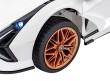 Lamborghini SIAN na akumulator dla dzieci Biały + Pilot + EVA + Wolny Start + Audio LED-22 7281 