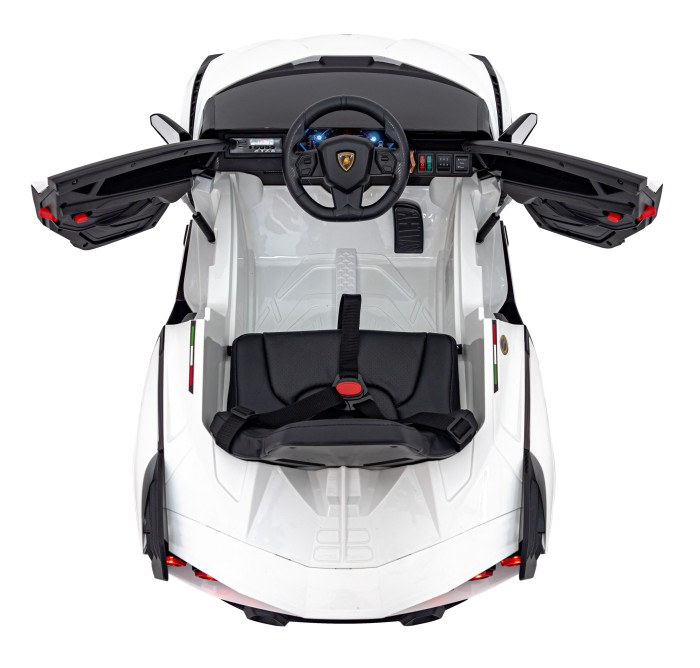 Lamborghini SIAN na akumulator dla dzieci Biały + Pilot + EVA + Wolny Start + Audio LED-29 7281 
