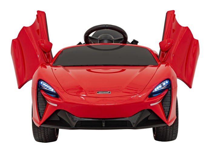 McLaren Artura na akumulator dla dzieci Czerwony + Napęd 4x4 + Pilot + Wolny Start + EVA + Audio LED-3 7283 