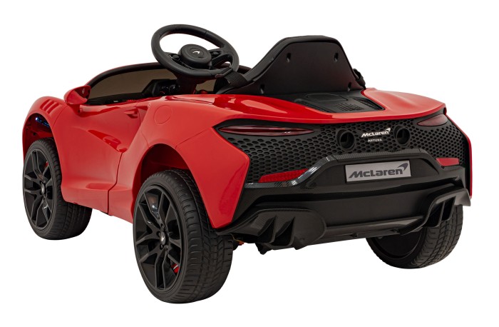 McLaren Artura na akumulator dla dzieci Czerwony + Napęd 4x4 + Pilot + Wolny Start + EVA + Audio LED-6 7283 