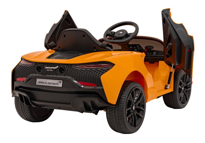 McLaren Artura na akumulator dla dzieci Pomarańczowy + Napęd 4x4 + Pilot + Wolny Start + EVA + Audio LED-2 7284 