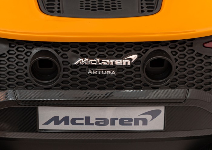 McLaren Artura na akumulator dla dzieci Pomarańczowy + Napęd 4x4 + Pilot + Wolny Start + EVA + Audio LED-17 7284 