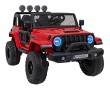 Auto terenowe OFF-ROAD 3.0 dla dzieci Czerwony + Pilot + Wolny Start + Pasy + Audio LED-2 7286 
