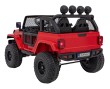 Auto terenowe OFF-ROAD 3.0 dla dzieci Czerwony + Pilot + Wolny Start + Pasy + Audio LED-5 7286 