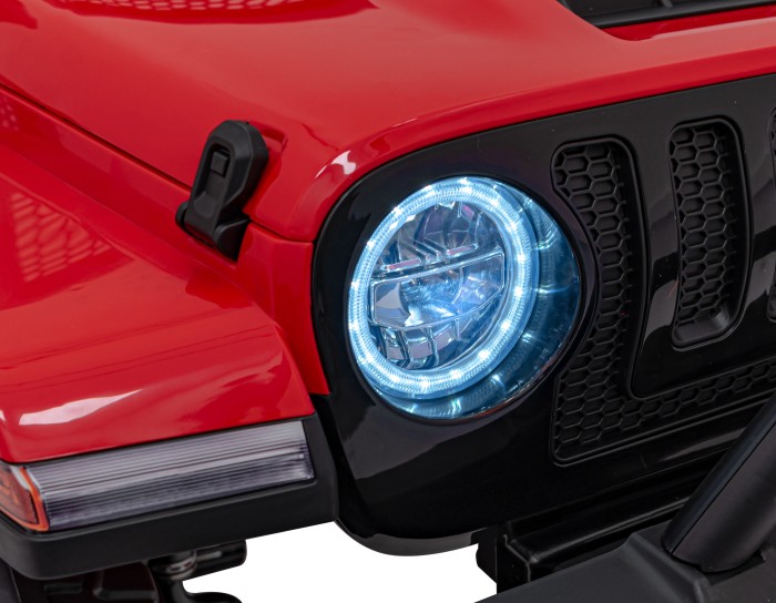 Auto terenowe OFF-ROAD 3.0 dla dzieci Czerwony + Pilot + Wolny Start + Pasy + Audio LED-12 7286 