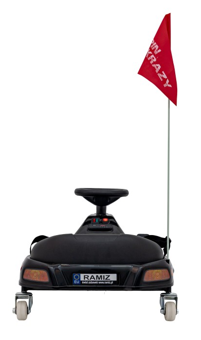 Pojazd Racing Drifter na akumulator dla dzieci Czarny + Funkcja driftu + Audio LED-6 7287 