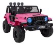 Auto terenowe OFF-ROAD 3.0 dla dzieci Różowy + Pilot + Wolny Start + Pasy + Audio LED-2 7288 