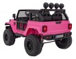 Auto terenowe OFF-ROAD 3.0 dla dzieci Różowy + Pilot + Wolny Start + Pasy + Audio LED-5 7288 