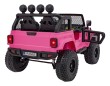 Auto terenowe OFF-ROAD 3.0 dla dzieci Różowy + Pilot + Wolny Start + Pasy + Audio LED-7 7288 