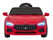 Maserati Ghibli na akumulator dla dzieci Czerwony + Pilot + EVA + Wolny Start + LED Audio-1 7289 