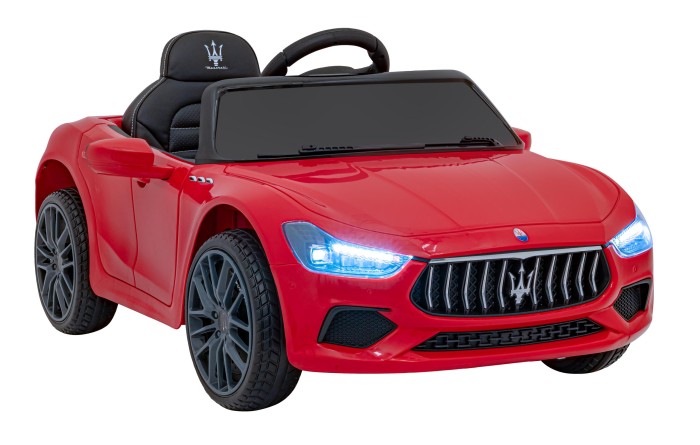 Maserati Ghibli na akumulator dla dzieci Czerwony + Pilot + EVA + Wolny Start + LED Audio-2 7289 
