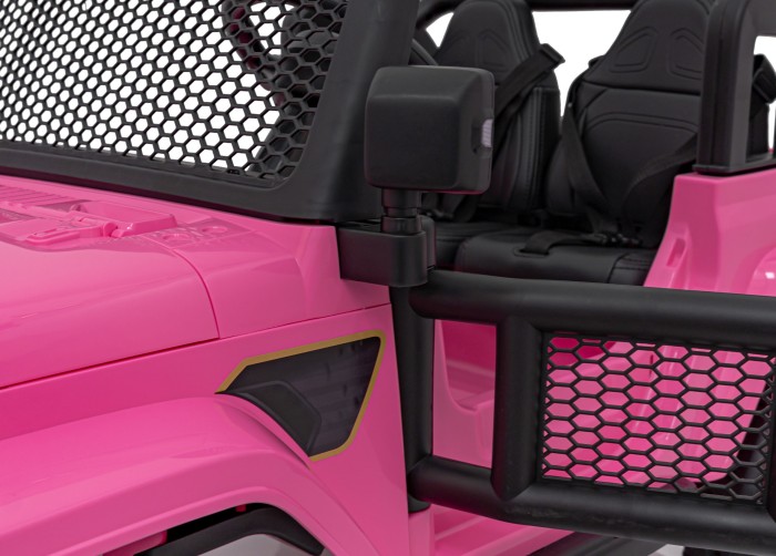 Auto terenowe OFF-ROAD 3.0 dla dzieci Różowy + Pilot + Wolny Start + Pasy + Audio LED-16 7288 