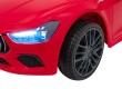 Maserati Ghibli na akumulator dla dzieci Czerwony + Pilot + EVA + Wolny Start + LED Audio-14 7289 