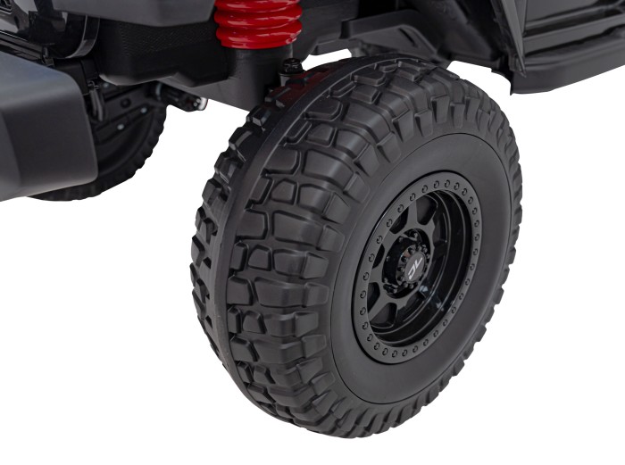 Auto terenowe OFF-ROAD 3.0 dla dzieci Czarny + Pilot + Wolny Start + Pasy + Audio LED-12 7290 
