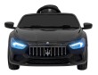 Maserati Ghibli na akumulator dla dzieci Czarny + Pilot + EVA + Wolny Start + LED Audio-4 7291 