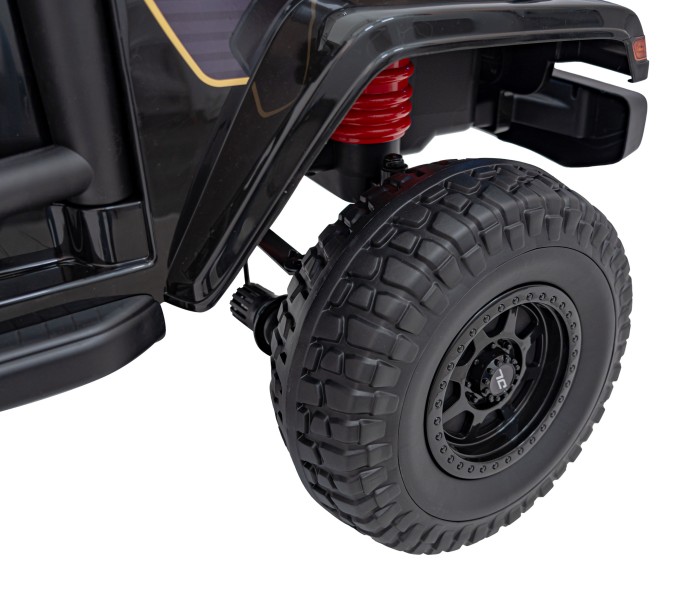 Auto terenowe OFF-ROAD 3.0 dla dzieci Czarny + Pilot + Wolny Start + Pasy + Audio LED-15 7290 