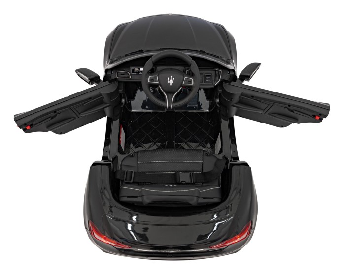 Maserati Ghibli na akumulator dla dzieci Czarny + Pilot + EVA + Wolny Start + LED Audio-8 7291 