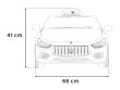 Maserati Ghibli na akumulator dla dzieci Biały + Pilot + EVA + Wolny Start + LED Audio-3 7293 
