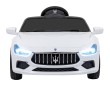 Maserati Ghibli na akumulator dla dzieci Biały + Pilot + EVA + Wolny Start + LED Audio-4 7293 