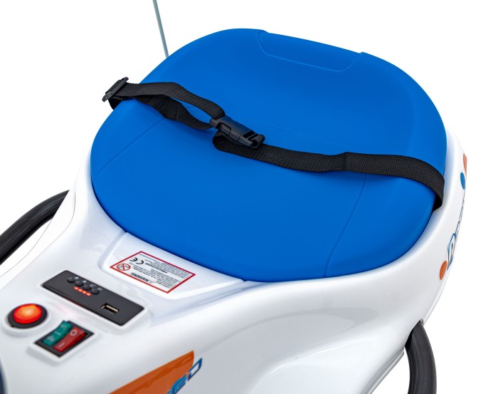 Pojazd Racing Drifter na akumulator dla dzieci Biały + Funkcja driftu + Audio LED-12 7292 